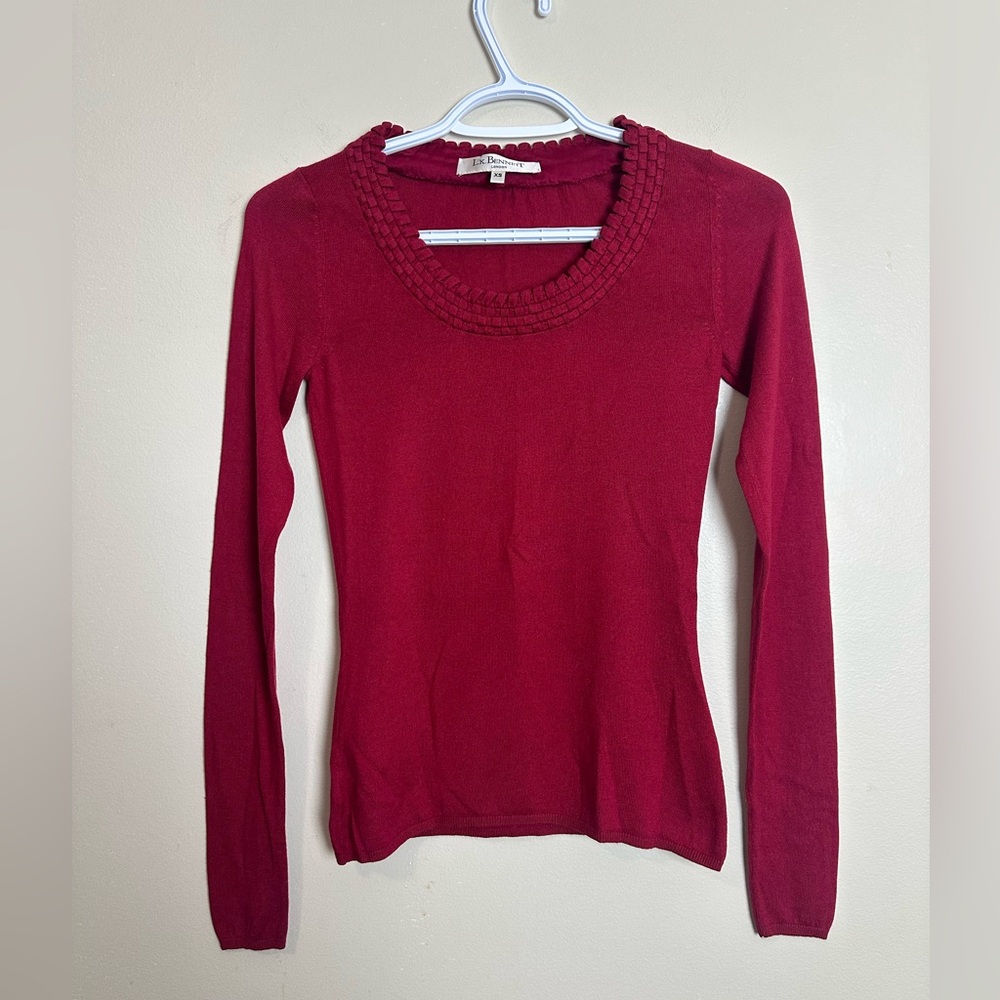 LK Bennett Size XS Rich Red Garment